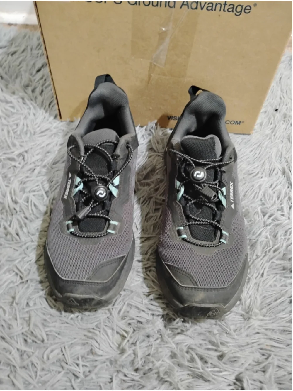 adidas Terrex AX4Women's Size 9 Hiking Shoes Black Gray Sneakers FZ3255